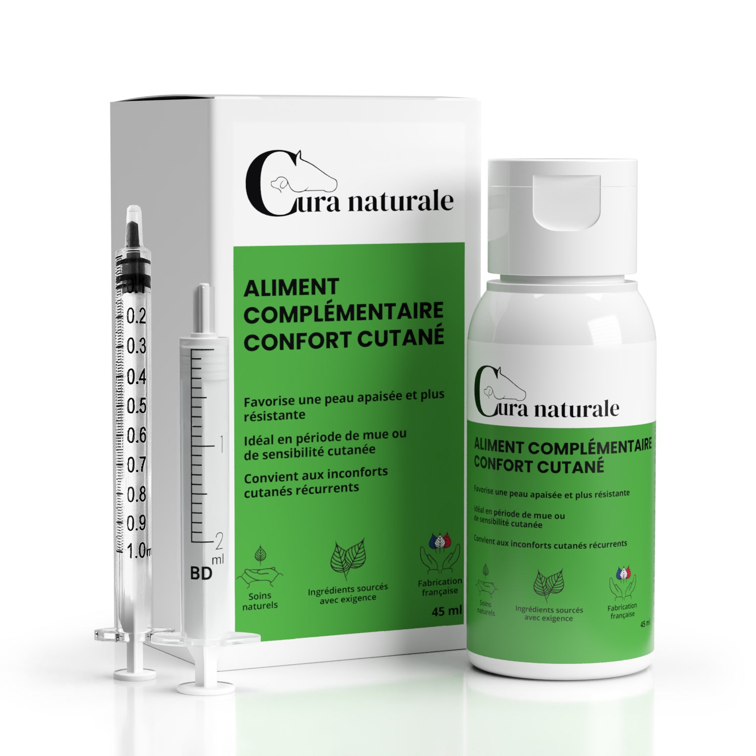Aliment complémentaire confort cutané