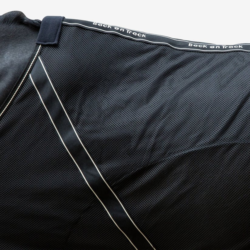 couverture en maille "Sienna" noir - Ethic Horse