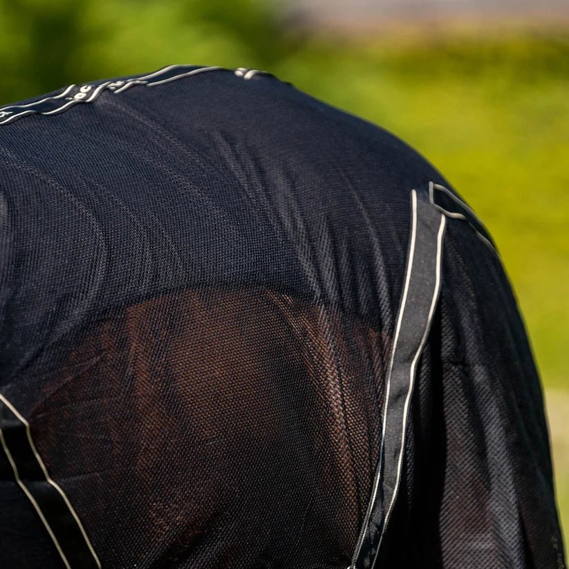 couverture en maille "Sienna" noir - Ethic Horse